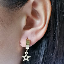 画像をギャラリービューアに読み込む, MESS24 STAINLESS STEEL EARRING WITH STAR AAB CO..
