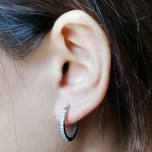 画像をギャラリービューアに読み込む, MESS29 STAINLESS STEEL EARRING WITH CZ AAB CO..
