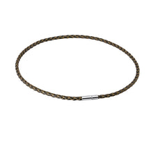 画像をギャラリービューアに読み込む, NSS362 STAINLESS STEEL LEATHER NECKLACE AAB CO..
