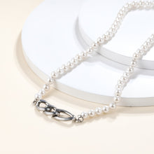 画像をギャラリービューアに読み込む, NSS802 STAINLESS STEEL NECKLACE WITH SHELL PEARL AAB CO..
