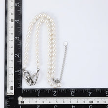 画像をギャラリービューアに読み込む, NSS802 STAINLESS STEEL NECKLACE WITH SHELL PEARL AAB CO..
