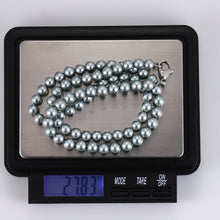 画像をギャラリービューアに読み込む, NSS861 STAINLESS STEEL NECKLACE WITH SHELL PEARL AAB CO..
