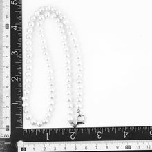 画像をギャラリービューアに読み込む, NSS861 STAINLESS STEEL NECKLACE WITH SHELL PEARL AAB CO..
