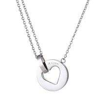 画像をギャラリービューアに読み込む, NSS890 STAINLESS STEEL NECKLACE WITH CZ AAB CO..
