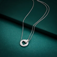 画像をギャラリービューアに読み込む, NSS890 STAINLESS STEEL NECKLACE WITH CZ AAB CO..
