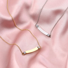 画像をギャラリービューアに読み込む, NSS891 STAINLESS STEEL NECKLACE WITH CZ AAB CO..
