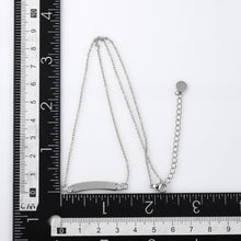 画像をギャラリービューアに読み込む, NSS891 STAINLESS STEEL NECKLACE WITH CZ AAB CO..
