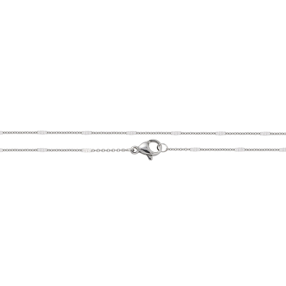 NSSC128 STAINLESS STEEL NECKLACE AAB CO..