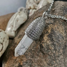 画像をギャラリービューアに読み込む, PSS1099 STAINLESS STEEL PENDANT WITH NATURAL STONE AAB CO..
