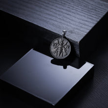 画像をギャラリービューアに読み込む, PSS1129 STAINLESS STEEL PENDANT WITH 925 BLACK AAB CO..
