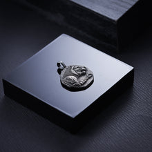 画像をギャラリービューアに読み込む, PSS1130 STAINLESS STEEL PENDANT WITH 925 BLACK AAB CO..
