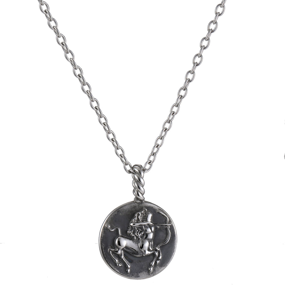 PSS1191 Stainless Steel Zodiac Pendant -- Sagittarius AAB CO..