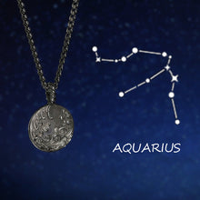 画像をギャラリービューアに読み込む, PSS1192 Stainless Steel Zodiac Pendant -- Aquarius AAB CO..
