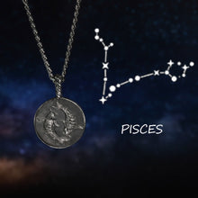 画像をギャラリービューアに読み込む, PSS1194 Stainless Steel Zodiac Pendant -- Pisces AAB CO..
