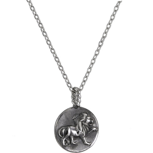 PSS1196 Stainless Steel Zodiac Pendant -- Leo AAB CO..