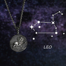 画像をギャラリービューアに読み込む, PSS1196 Stainless Steel Zodiac Pendant -- Leo AAB CO..
