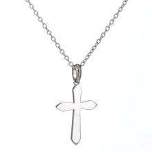 画像をギャラリービューアに読み込む, PSS1225 STAINLESS STEEL CROSS PENDANT WITH CASTING STONE AAB CO..
