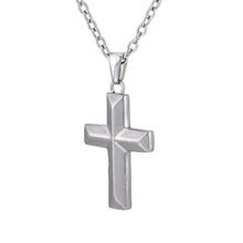 画像をギャラリービューアに読み込む, PSS1254 DAMASCUS STEEL CROSS PENDANT AAB CO..
