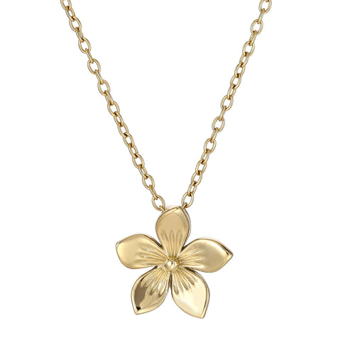 PSS1279 STAINLESS STEEL FLOWER PENDANT AAB CO..