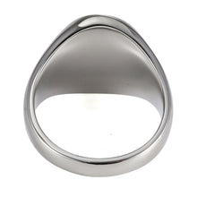 画像をギャラリービューアに読み込む, RSS1033 STAINLESS STEEL OVAL SIGNET RING AAB CO..
