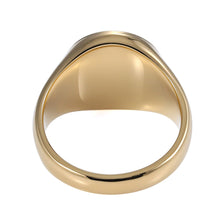 画像をギャラリービューアに読み込む, RSS1034 STAINLESS STEEL ROUND SIGNET RING AAB CO..
