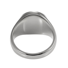 画像をギャラリービューアに読み込む, RSS1034 STAINLESS STEEL ROUND SIGNET RING AAB CO..
