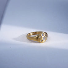 画像をギャラリービューアに読み込む, RSS1076 STAINLESS STEEL RING WITH CZ AAB CO..
