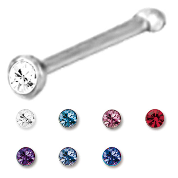 【BP特別商品】BNS1 NOSE STUD WITH SETTING STONE