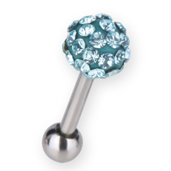 【BP特別商品】BRTH03 BARBELL WITH JEWELED BALL