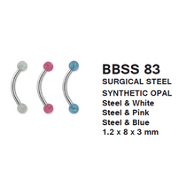 画像をギャラリービューアに読み込む, 【BP特別商品】BBSS83 BANANA WITH OPAL DESIGN
