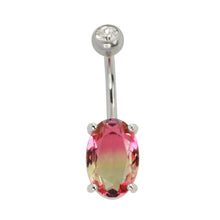 画像をギャラリービューアに読み込む, 【BP特別商品】TBPN422 BANANA WITH OVAL SHAPE GLASS STONE
