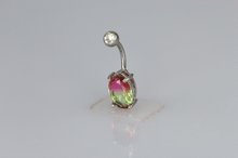 画像をギャラリービューアに読み込む, 【BP特別商品】TBPN422 BANANA WITH OVAL SHAPE GLASS STONE
