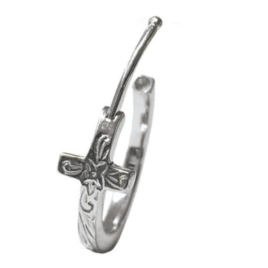 クロスピアス　片耳販売　【BCM14.ABJP】